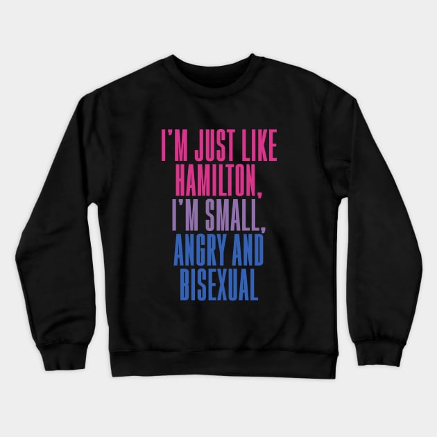 i'm just like hammilton Crewneck Sweatshirt by devionstd